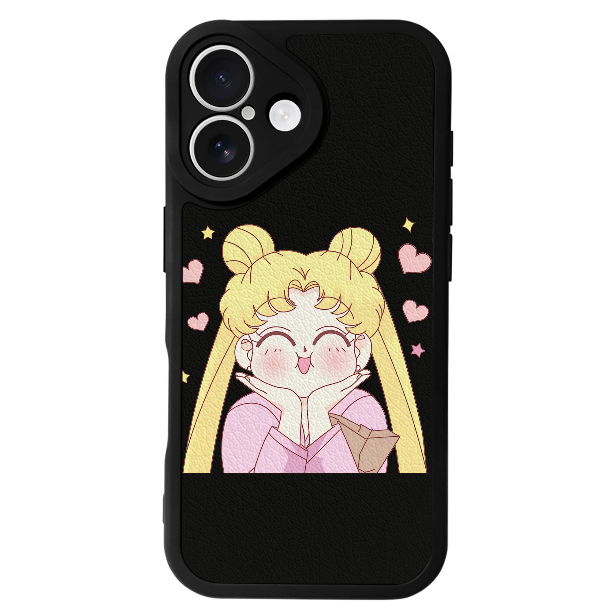 （画像用） 美少女戦士セーラームーン 愛野 美奈子 あいの みなこ Sailor Moon Aino Minako 【iPhone 16シリーズ対応】シリコンスマホケース（レザー調） 材質：シリコン